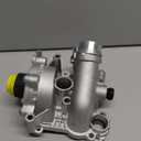 Aluminum Water Pump Compatible with 2008-2016 Audi A3 A4 A5 A6 Q3 Q5 TT Quattro Allroad, VW Tiguan Jetta Golf GTI Eos Beetle CC GTI Passat 2.0L, 06H121026CQ 06H121026AB 06H121026AE