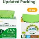 GreFusion Compostable Bags for Kitchen Compost Bin, 1.2 Gallon, 125 Count, Certified by BPI and ASTM, Leakproof and Odor Control