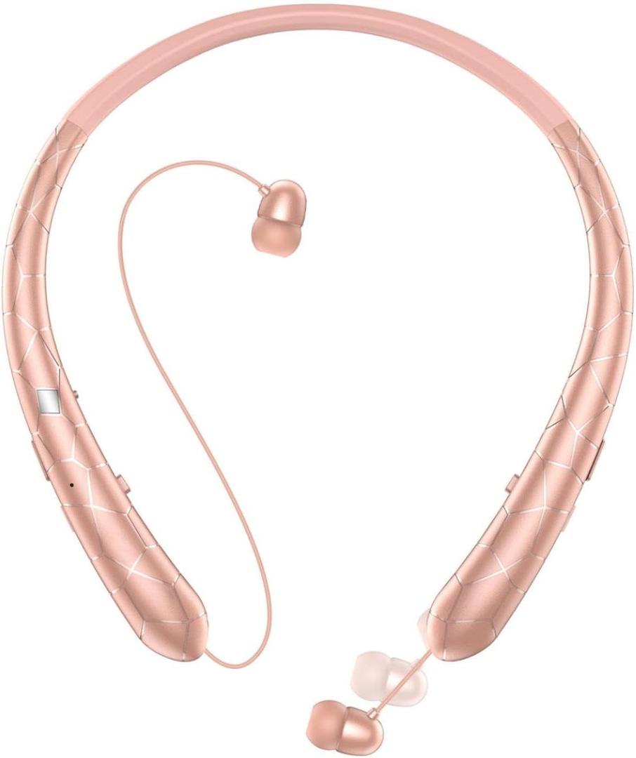 Bluetooth Neckband Headphone, Retractable Headphones with IPX5 Sweatproof & 18H Battery Neckband Headphones for Gym, Running and Outdoor Sports Enthusiasts