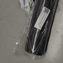 MECCANIXITY PVC Rigid Round Pipe 67.8mm ID 75mm OD 650mm Dark Grey High Impact for Water Pipe,Crafts,Cable Sleeve