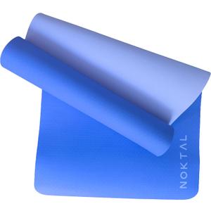 NOKTAL - Pilates Yoga Mat - ECO Friendly - High Density 6MM EXTRA THICK Yoga Mat - Non Slip - Workout Mat for Yoga, Pilates,Meditation and Floor Exercises (Purple)
