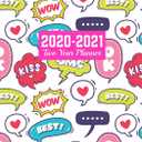 2020-2021 Two Year Planner: Simple 24-Month Planner & Calendar - Large 8.5 X 11 (Jan 2020 - Dec 2021) Daily Weekly And Monthly Schedule - Art Cove