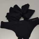 BAMBOO COOL Women's Thongs Seamless Moisture-Wicking Breathable Underwear High Stretchy Mid Waisted Panties Tagless 6 Pack Size Small