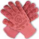 Oven Gloves 932°F Extreme Heat & Cut Resistant Oven Mitts with Fingers for BBQ, Cooking, Grilling, Baking – Accessory for Smoker, Cast Iron, Fire Pit, Camping, Fireplace and More, Size S