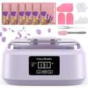 Paraffin Wax Machine for Hand and Feet - 3000ml Hand Wax Paraffin Machine for Arthritis,Touchscreen Paraffin Wax Warmer with 6 Packs Lavender Wax (2.64 lbs), Paraffin Bath for Smooth & Soft Skin