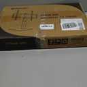 Universal Swivel TV Stand/Base Table Top TV Stand 32 to 65 inch TVs 80 Degree Swivel, 4 Level Height Adjustable, Heavy Duty Tempered Glass Base, Holds up to 88lbs Screens, HT04B-002