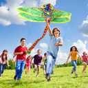 Shappy 12 Pack Large Dragonfly Kites 4 FT Dragonfly Kites Easy to Fly for Adults Kids Beach Park Outdoor Game Activities Gifts for Easter and Festival