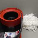 O-Cedar Easywring Microfiber Spin Mop & Bucket Floor Cleaning System with 1 Extra Refill,Red / Gray