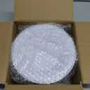 BESTSTAR 50 Pack Disposable Soup Bowls with Silver Rim, 12oz Premium Heavy Duty Plastic Dinner Bowls for Party, Wedding and Holiday