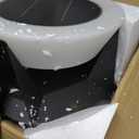 Masdio Landing Light Outdoor Solar Post Cap Lights, Deck Fence, Modern Pillar Post Lights, Waterproof Warm/Cool Lighting for Landscape Garden/Patio (Large)