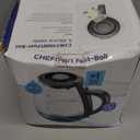 Chefman 1L Electric Tea Kettle with LED Lights, Automatic Shut Off, Removable Lid, Boil-Dry Protection, Hot Water Electric Kettle Water Boiler, Electric Kettles for Boiling Water