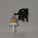 808656 Fuel Pump for B&S Lawn Mower Tractor Gas Vacuum Fuel Pump with Fuel Filter for Honda Yamaha 491922 691034 692313 808492 John Deere Kohler 17HP-25 HP Small Engine