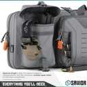 Savior Equipment Urban Warfare Tactical Double Long Gun Bag Case Backpack w/Pistol Handgun, 36" x 12" Double Rifle Case