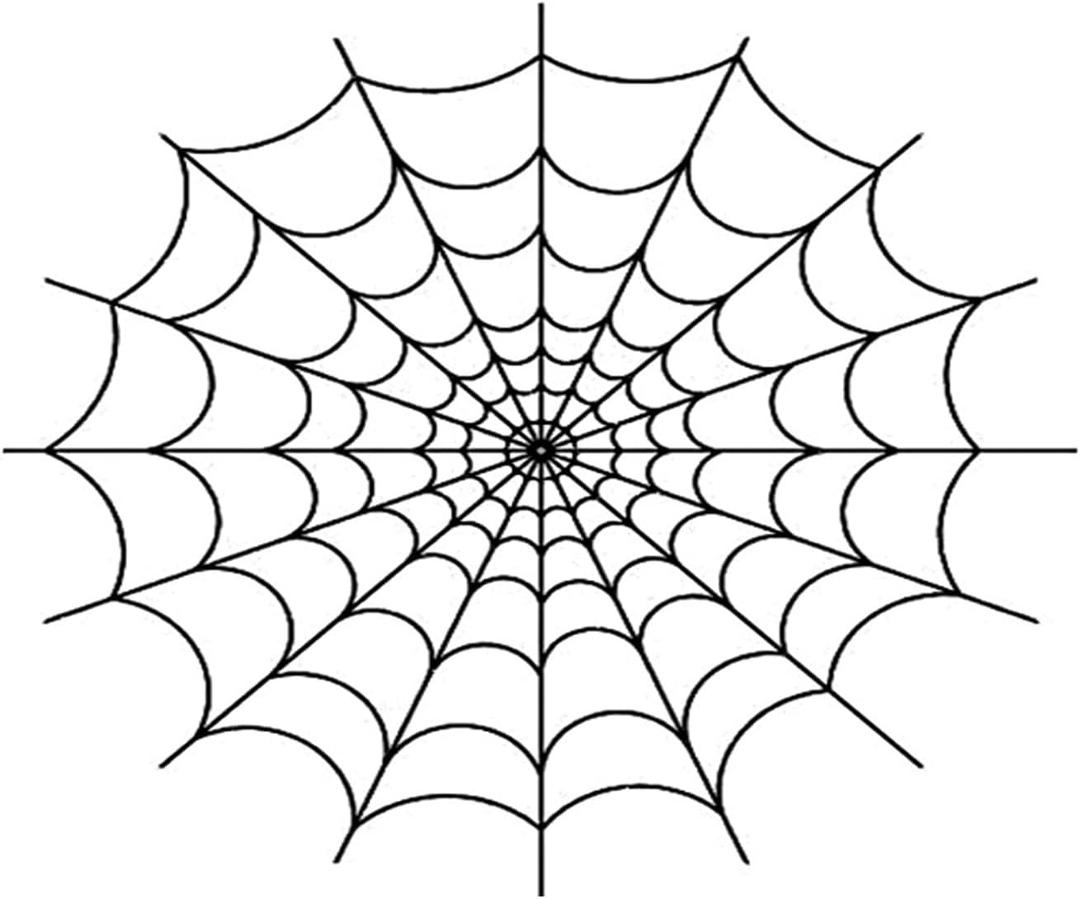 Spider Web Edible Cake Topper- 1/4 Sheet