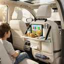 Car Seat Back Organizer with Foldable Tray, Tablet Holder & Pockets