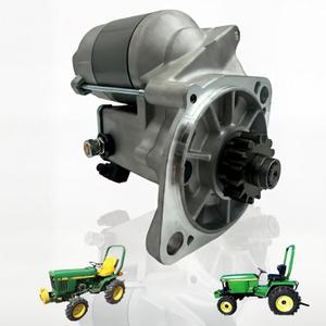 Starter Motor for Starter for Yanmar Diesel & John Deere Tractor - 12V 1.4KW Gear Reduction Replacement Compatible with 650 670 750 770 850 855 955 1070 Models, OEM 119209-77010 124520-77010