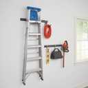 Rubbermaid Fasttrack Garage Storage Utility Hooks 7 Piece Black All in One Rail Hook Kit and Tool Organizer Heavy Duty for Home/Garage/Shed/Garden