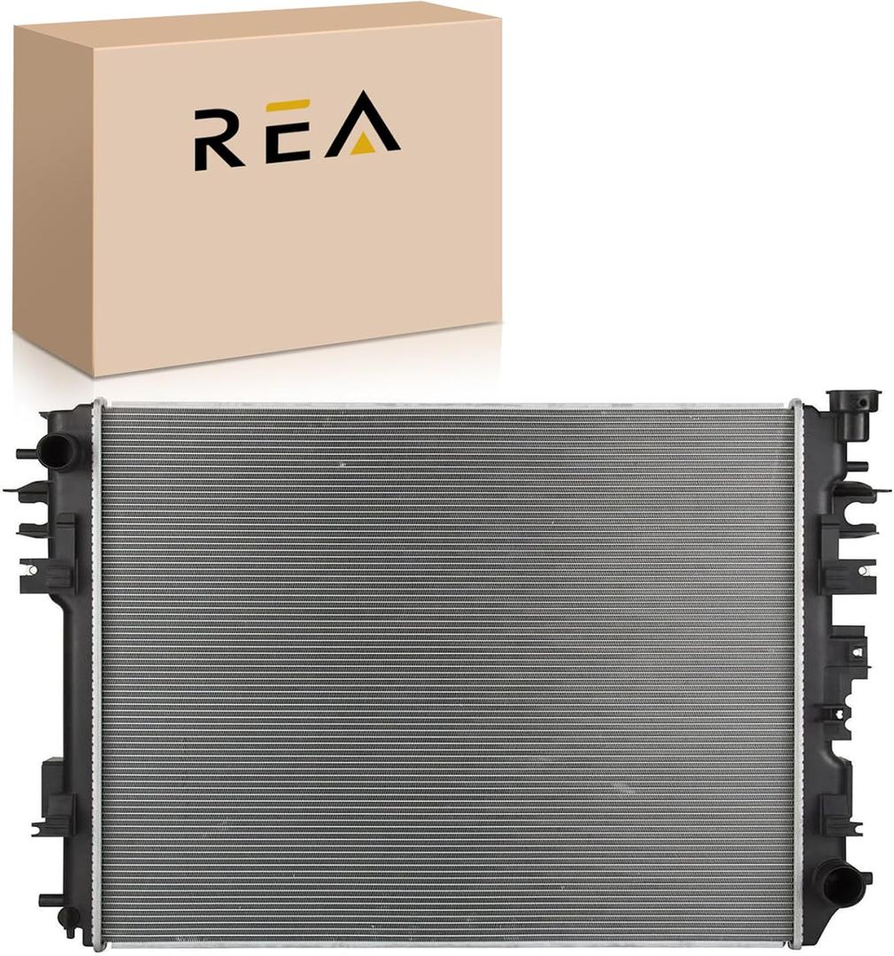 Engine Coolant Radiator Assembly Compatible with Dodge Ram 1500, Ram 2500 2009-2010 & Ram 1500 2011-2018, 1500 Classic 2019-2022, 2500/3500 2011-2013, 3.7L 4.7L 5.7L, Replace# 55056858AB