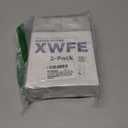 GE XWFE Refrigerator Water Filter, Genuine Replacement Filter, Certified to Reduce Lead, Microplastics, PFOA/PFOS, and 50+ Other Impurities, Compatible with GE Appliances Brands, Pack of 2