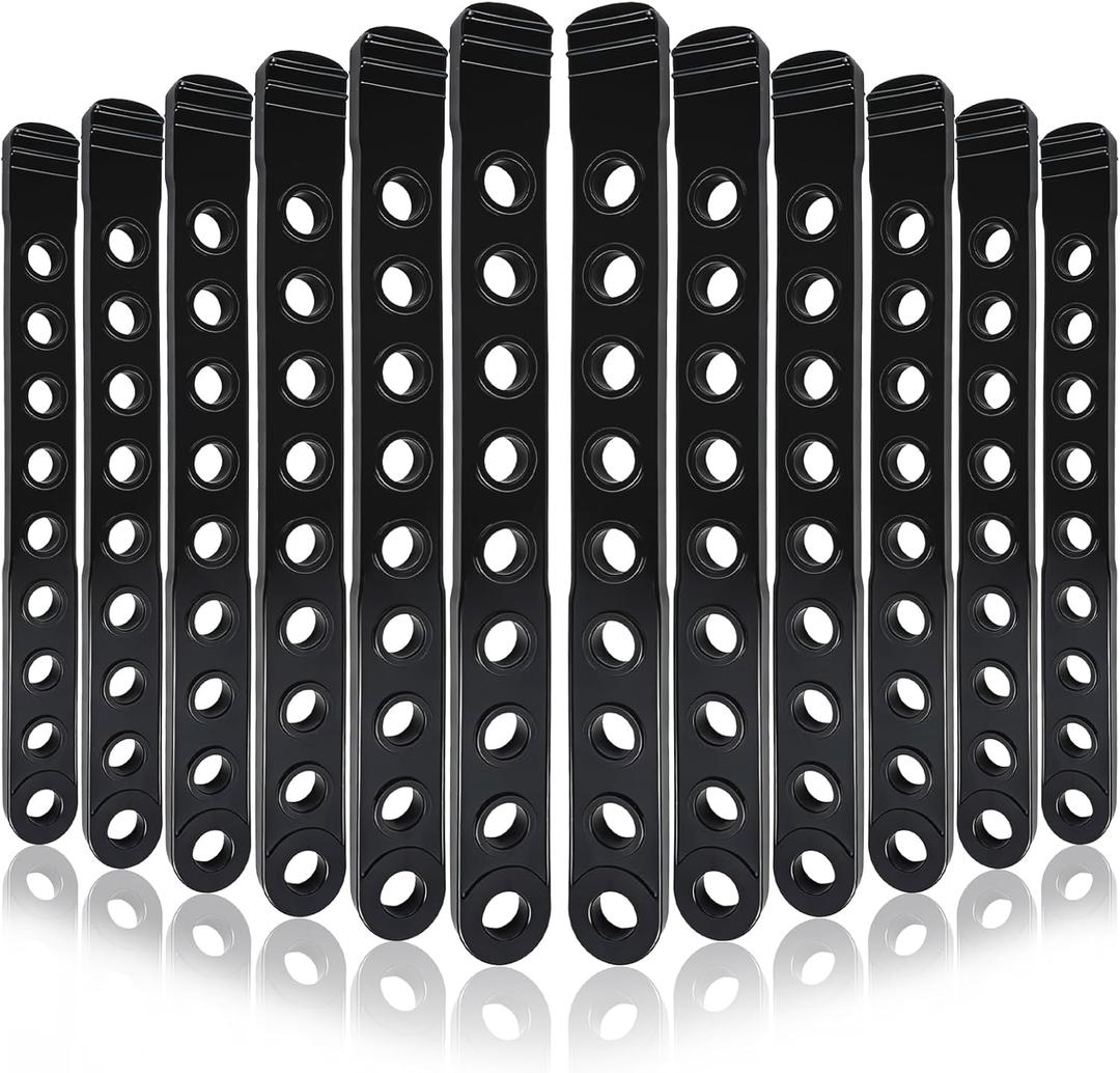 SYDSZ 12Pcs Bike Rack Stabilizer Straps, Replacement Rubber Strap Kit Compatible with Thule 534, Heavy-Duty Wheel Securing Straps for Bike Racks