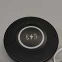 Security Camera Motion Activated with Wireless Charging, Dome Cams with Motion Detection, Night Vision, Local & Cloud Storage, Hd 1080P, Indoor Camera with Clock (Black)