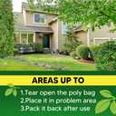 AUDQQM Squirrel Repellent, Outdoor Chipmunk Repellent, Mint Squirrel & Chipmunk Deterrent for Garden, Keep Squirrels Away from Yard, Lawn, Attic & Bird Feeders, Up to 90 Days Support-8 Pouches
