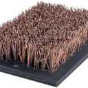 Heavy Duty Boot Scraper Brush Outdoor, Cast Iron Shoe Scrapers with Brushes, Boot Scrubber and Boot Cleaner Brush for Entryway, Garden, Farm (Replacement Bristle Brush)