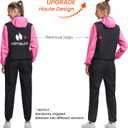 HOTSUIT Sauna Suit for Women Weight Loss Sweat Suits Sauna Jacket Pant Machine Washable Anti Rip for Gym Workout Exercise, XL