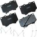 Bendix Premium SBC812 Ceramic Front Brake Pads for Toyota Sequoia 2007-2001, Tundra 2003-2000