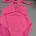 Blooming Jelly Women's Tummy Control Swimsuits One Piece Modest Bathing Suit Curvy Full Coverage Swim Suits Swimwear, (M, Hot Pink)