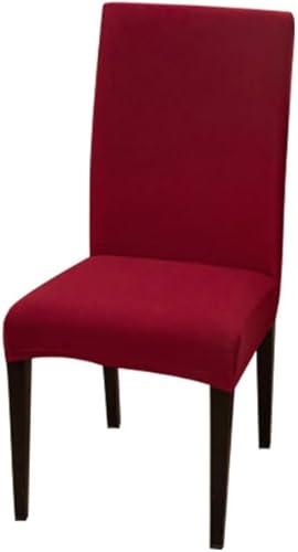 Stretchable Wedding Party Chair Cover for Banquet Hotel Decoration, Universal Spandex Arch Cover (Burgundy 4pcs)