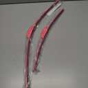 OEM QUALITY 26" + 17" Premium All-Seasons Durable Stable And Quiet Rose Red Windshield Wiper Blades (Set of 2)