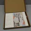 50 Sheets 110lb Cream Cardstock, 8.5" x 11", Heavyweight Off-White Paper Greeting Cards DIY Craft Card Making, 110LB Cover 300 GSM