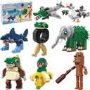 Italian Brainrot Building Bricks Set 8 Models Creative Animal & Character Blocks Fun Collectible Toy for Adults