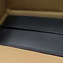 4 Pack Stackable Paper Trays for Letter Documents, Desktop File Organizers for Office Supplies, Stackable Desk Tray Holder for Paper Storage, Black