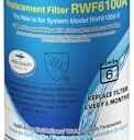 ICEPURE RWF6100A Compatible with Bosch Ultra Clarity Pro Refrigerator Water Filter BORPLFTR50, BORPLFTR55, 12033030, 11025825, 11032531, B36CT80SNS, B36CL80ENS, WFC100MF, WFS200MF, 1PACK