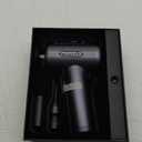 Compressed Air Duster, New Ultra-Powerful Electric Air Duster with LED Light, 3-Speed Adjustable, Rechargeable Cordless Mini Blower for Computer, Keyboard, Car, PS5, Outdoor & Home Cleaning