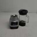 BLACK+DECKER PowerCrush Multi-Function Blender with 6-Cup Glass Jar, 4 Speed Settings, Silver