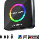 Wireless CarPlay Adapter AI TVBOX- Supports Netflix, YouTube, Disney+, TikTok, Mirror Link, and Wireless CarPlay & Android Auto Dongle for OEM Wired CarPlay Cars from 2016