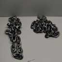 Zcaukya 2 Pcs Halloween Plastic Chain, 6 FT Halloween Props Fake Chains, Plastic Chain Links Creepy Costumes Accessories Haunted House Decor