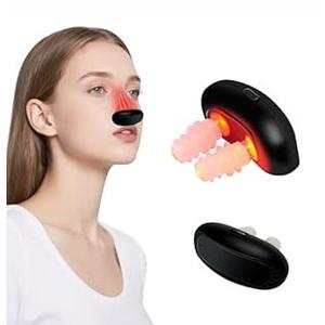 AHHALFFY Red Light Therapy Device for Nose, Red Light Nose Therapy for No More Colds, Nasal Soothing Device, Portable Treatment for Sinus Relief, Non Invasive Home Use