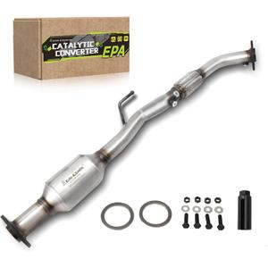 Rear Catalytic Converter Compatible with Toyota Camry 2007-2011, Toyota Solara 2006 2007 2008 2.4L L4 Catalytic Convertor W/Gasket EPA Compliant