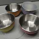 Elk and Friends Stainless Steel Bowls with Silicone Sleeve for Babies & Toddlers | Lids Included | Stay Put Suction | Cereal & Snack Bowls | 4 Pack, Width 4.7/12cm, Height 2/5cm