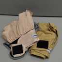 Reusable Dog Diapers Female Washable, Premium Doggie Diaper for Dogs, Pack of 3, Highly Absorbent Small Dog Diaper for Heat, Incontinence and Puppy Training, S Gray, Pink, Khaki 