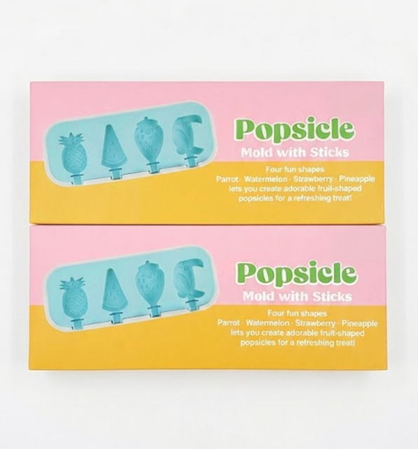 Silicone Fruit Pop Mold 2 Pack