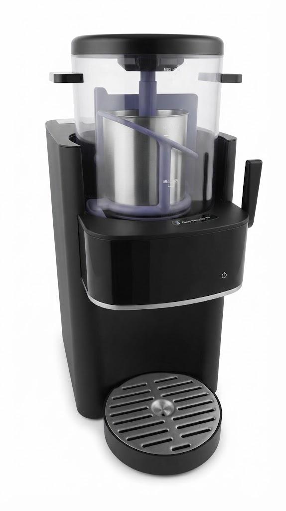 Slushie Machine & Ice Cream Maker, 40 oz 2-in-1 Frozen Drink Maker, No Ice Needed, 360° Rapid Chill Technology, Touchpad Control with Digital Display, Smart Presets for Margaritas, Milkshakes, Frappés, and Smoothies, Black