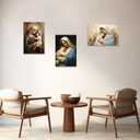 DOARTDO Virgin Mary Wall Art Catholic Wall Pictures Saint Mary Painting Mother of Jesus Canvas Religious Wall Decor Christian Gifts (Mary - 2, 12.00" x 18.00")