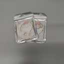 2 x Christmas Tree Decorations, Acrylic Animal Christmas Ornaments, Home Decoration, Party Decoration, Small Animals on The Moon (White Wolf)