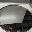 ANDY STAR 26 Inch Round Mirror, Brass Bathroom Mirror, Gold Circle Mirror with Stainless Steel Frame for Bathroom, Vanity, Living Room, Entryway