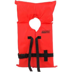 Seachoice Youth Type II Life Vest, USCG Approved, Orange,Youth (50-90 lbs.)